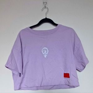 Purple CHNGE Boxy Tee